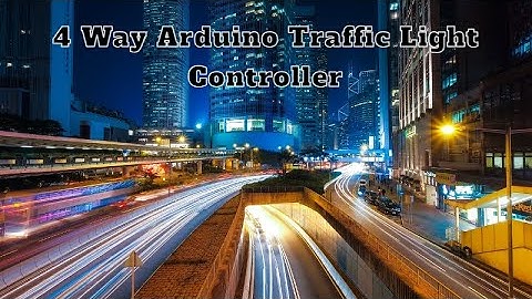 4 Way Arduino Traffic Light Controller