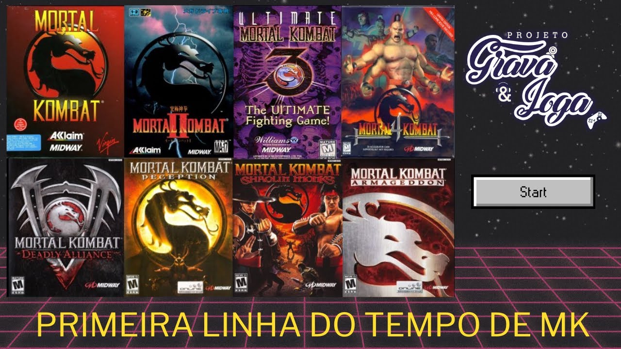 LINHA DO TEMPO DE MORTAL KOMBAT FILMES E SÉRIES