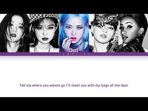 BLACKPINK - BEAT YOU WANNA ft.CARDY B (Official Lyrics ) Color Coded (ENG/ROM)