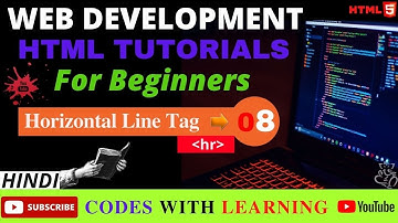 #8 HTML Horizontal Line Tag Tutorial In Easiest Way Possible | Web Development