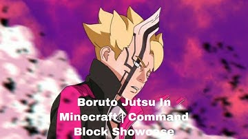 Boruto Jutsu In Minecraft | MCPE/MCBE Command Block Showcase