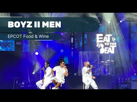 Boyz Ii Men Performing Live At Epcot | Food x Wine | Eat To The Beat 2023