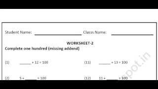 Download missing addend worksheets for grade 3. Download & Print unlimited worksheets for grade 3 students. Download: http://
