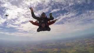 Andy's Tandem Skydive at Hinton Skydiving Centre