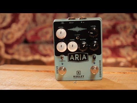 ギター KEELEY ARIA Compressor Drive Keeley-Electronics-Aria-Black-