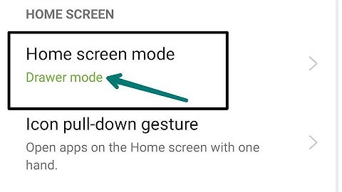 App Drawer Mode oppo A55, how to Apply App Drawer Mode