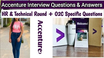 How to Crack Accenture Interview? My Full Experience & Q&A (HR + Technical + O2C)🌟