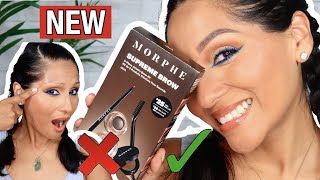 NEW MORPHE SUPREME BROW KIT & WEAR TEST, WORTH IT FOR SPARSE EYEBROWS?! | BEAUTYBYMARIELA
