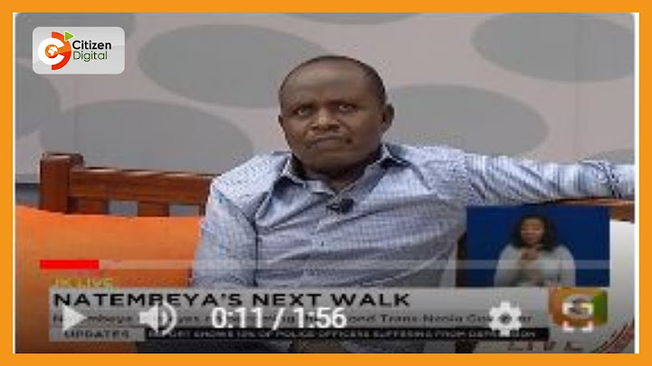 George Natembeya: I was a proper PA for the Late John Michuki for about 3 years