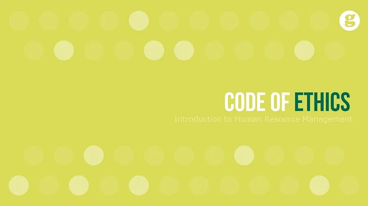 Code of Ethics