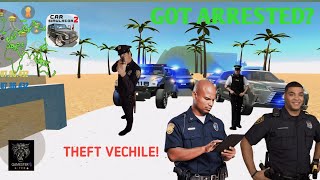 GOT ARRESTED ? THEFT VECHICLE FROM POLICE PARKING |Police Raid🚨 |Car simulator 2| ANDROID GAMEPLAY|