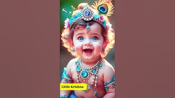 Laddu Gopal #shorts #trend#viral #reels#littlekrishna #krishna#cute#krishnaleela#makhanchor#ai