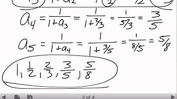 Recursively-defined sequences