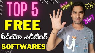 Top 5 Best Video Editors (2024) - No Watermark | Free Video Editing Software For Computer Telugu screenshot 5