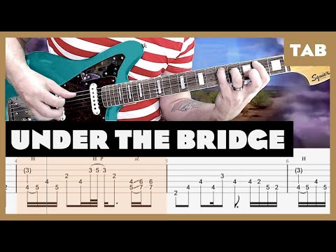 Under the Bridge Red Hot Chili Peppers Cover | Guitar Tab | Lesson | Tutorial