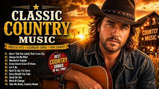 Country Music Classic 60s 70s 80s🔥Country Song Of All Time🎵 Let It Be, Stuck On You, Country Road