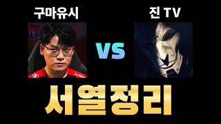 【구마유시 vs 진 TV】 원딜 진 최강자 대결 ㄷㄷ