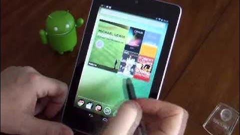 Google Nexus 7 (2012, Android 4.1) tutorial: customizing My Library