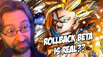 DBFZ Rollback is ACTUALLY HAPPENING?!