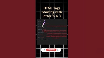 HTML Tags Part - 6 | Web Tech | #shorts #viralshorts #coding
