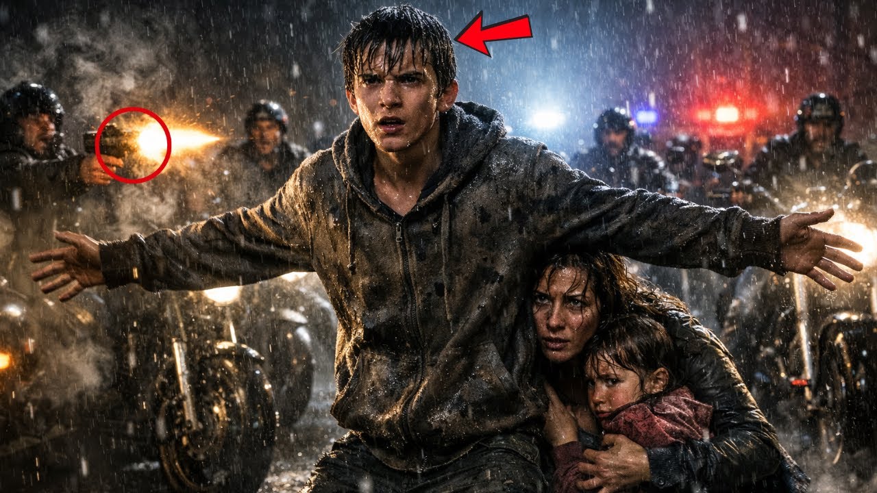 Homeless Boy Rescues Biker’s Family from Deadly Crossfire - What Hells Angels did next left everyone