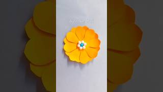 How to make EASY Paper Flowers DIY Paper Craft Ideas Tutorial #flowers #diy #craft #short #ytshorts