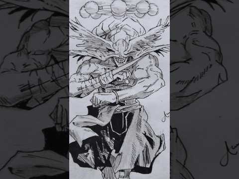 Mahoraga drawing sketch #jujutsukaisen #drawing #sketch