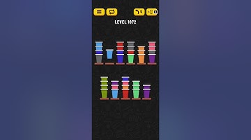 Cup Sort Puzzle Level 1072 = Water Sort Puzzle Level 1072 = Ball Sort Puzzle Level 1072 All the same