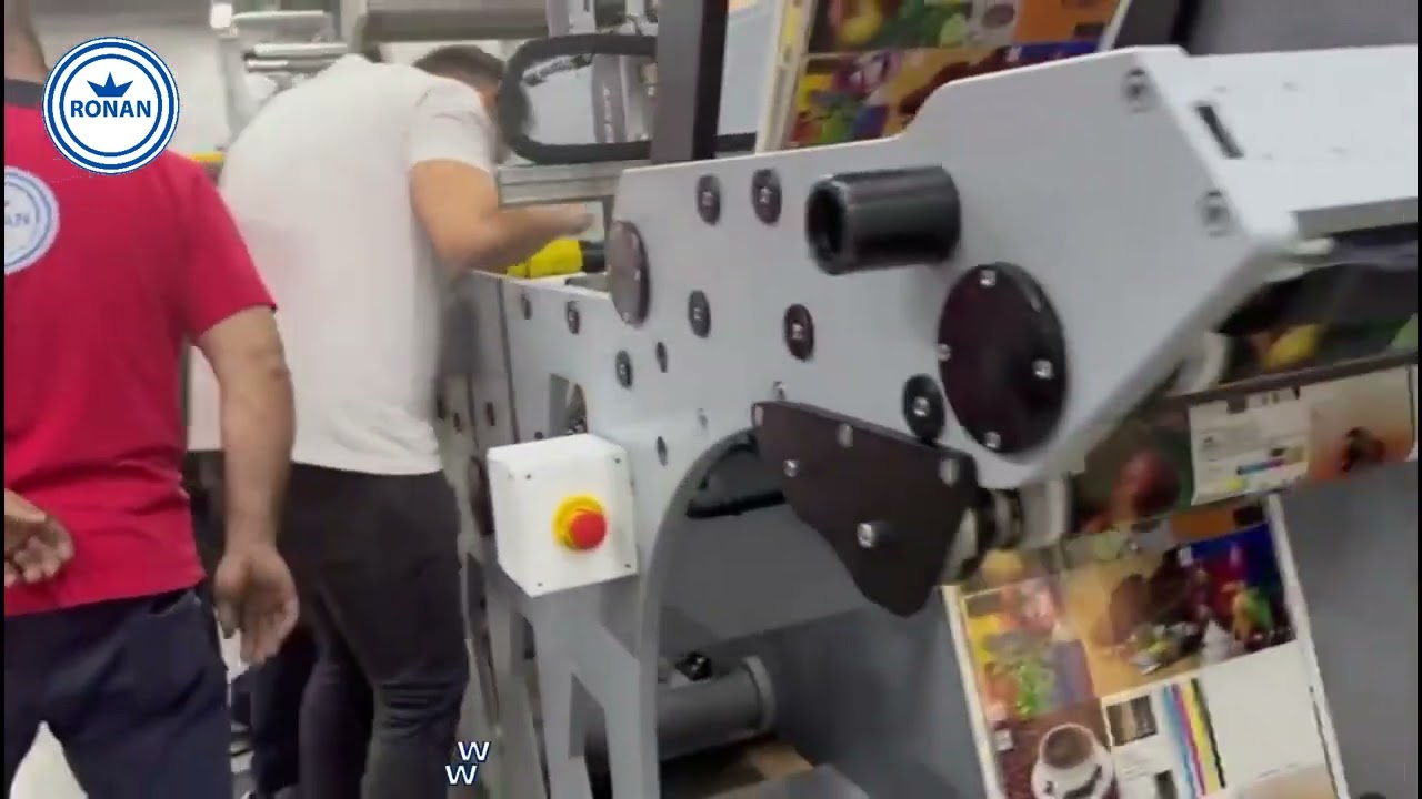 Ronan Z1-370 flekso etiket baskı makinası