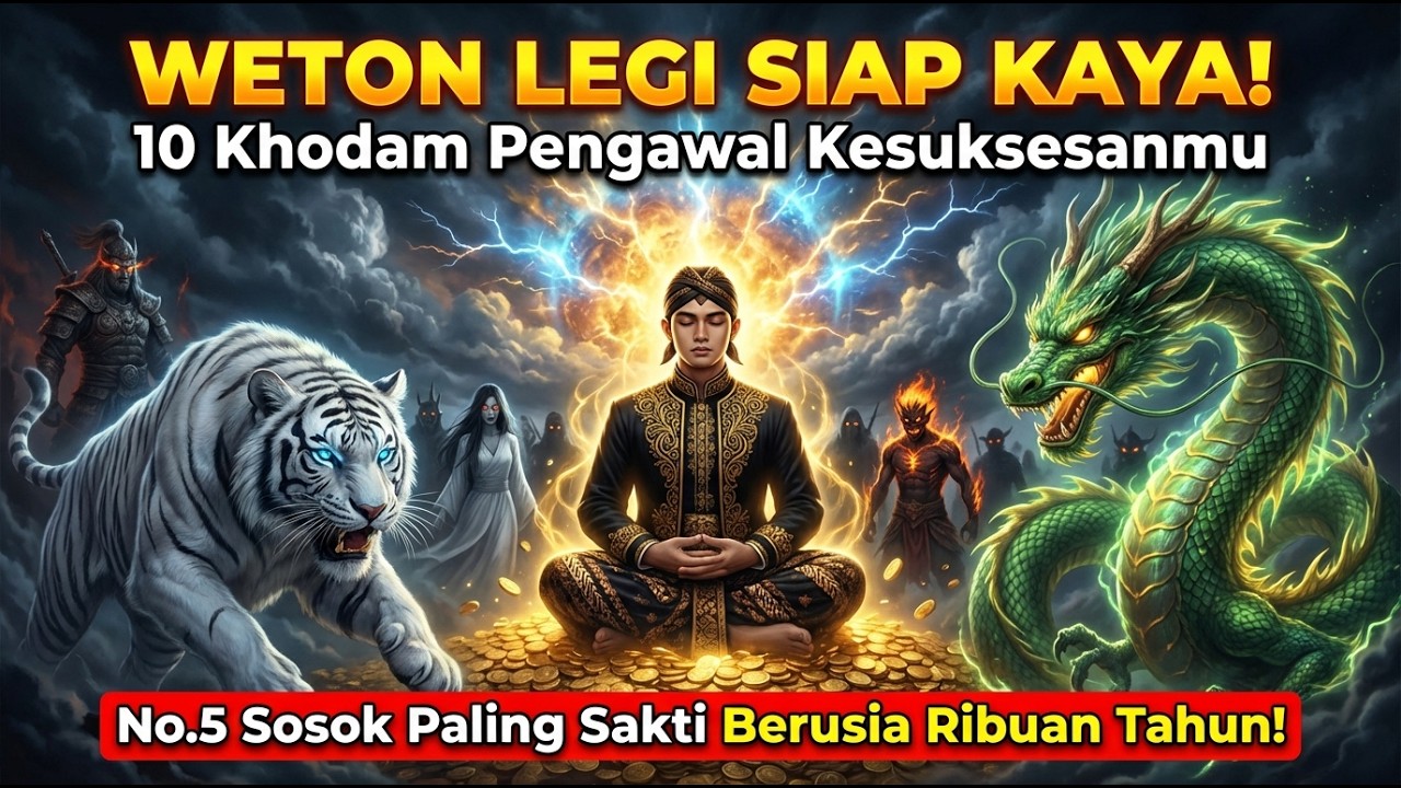 NGERI ‼️ 10 Khodam Weton Legi Bangkit, Pantas Musuh Hancur & Rezeki Miliaran Meledak 📈