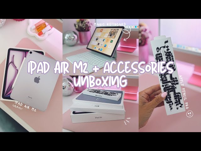 AppleCare+】iPad Air M2PencilProKeyboard （Unboxing the 2024 iPad 