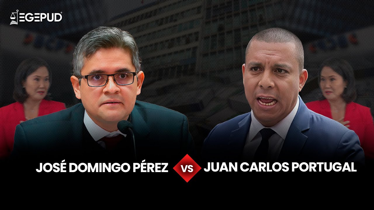 José Domingo Pérez es objetado  por Juan Carlos Portugal en interrogatorio - CASO CÓCTELES