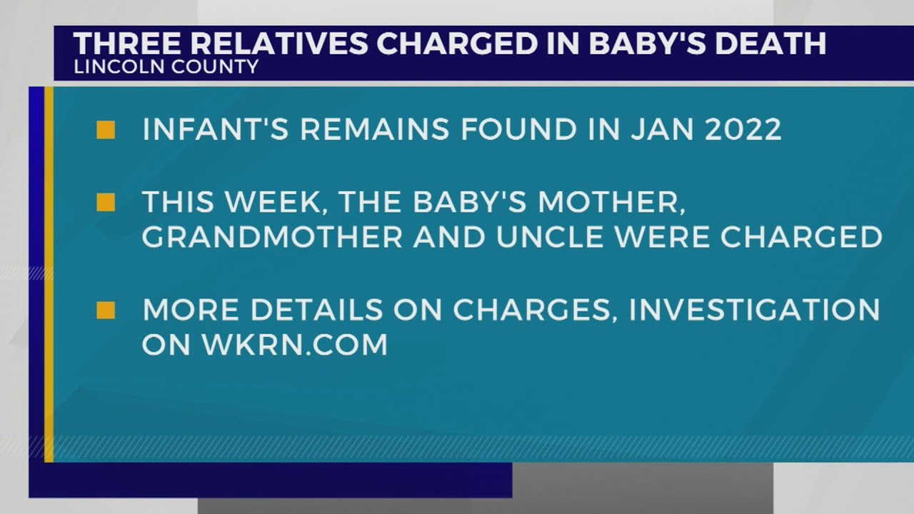 Three relatives charged with murder after baby found dead in TN - YouTube