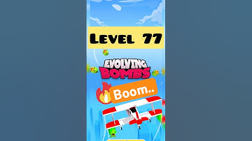 Evolving Bombs level 77 #bombingchallenge #firinggame #jetgames