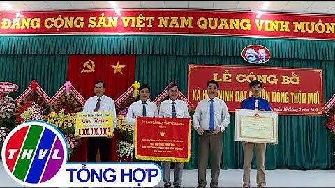 Hòa Ninh đón bằng công nhận đạt chuẩn nông thôn mới