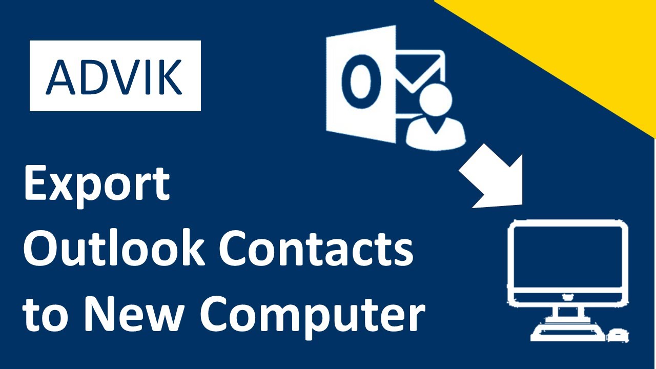How To Transfer Outlook Contacts To New Computer Updated Tutorial