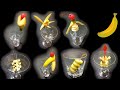 Very simple cocktail decoration (banana edition)　／　超簡単♪ カクテル・デコレーション(バナナ編)