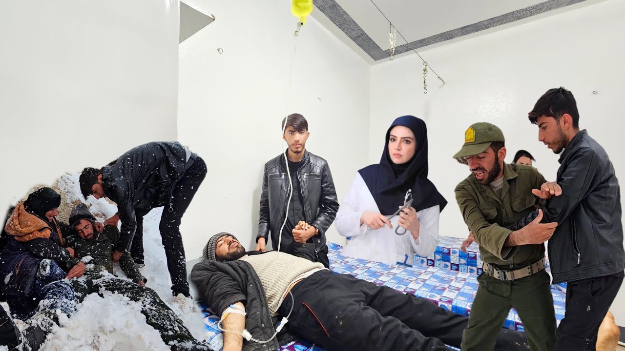 Mohammad's trip to the hospital: to find his half-brother Shahin and treat him.