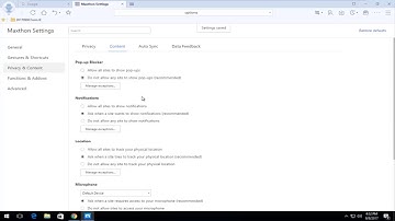 Block Pop-Ups In Maxthon Cloud Browser