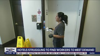 Hotels struggling to find workers to meet demand | FOX 13 Seattle
