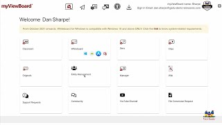 myViewBoard Manager: Overview Part 2