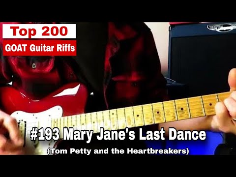 Mary Jane's Last Dance - Tom Petty & THB. Top 200 GOAT Guitar Riffs. #193. Guitar Lesson.