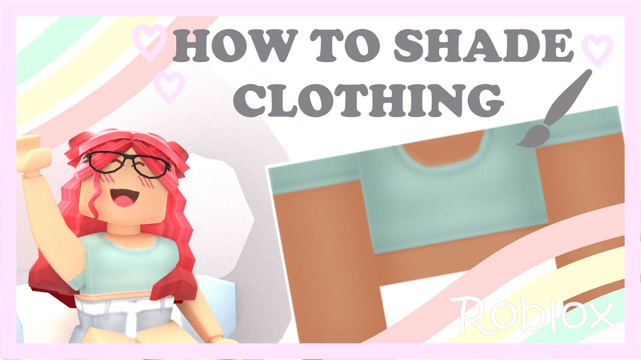 How To Shade A Shirt On Roblox Shading And Texture Roblox Clothing Tutorials 1 Youtube - roblox clothing shaders