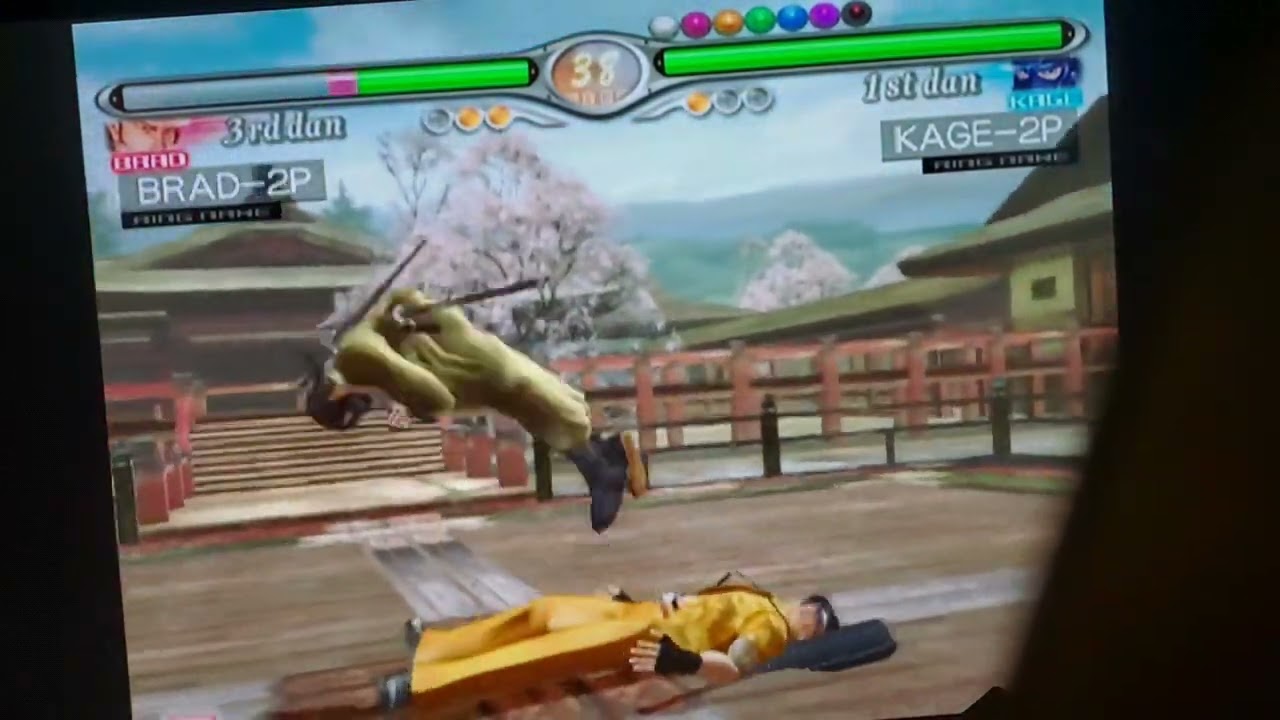 Virtua fighter 4 Evolution Brad and Kage awesome skills ☆☆☆☆