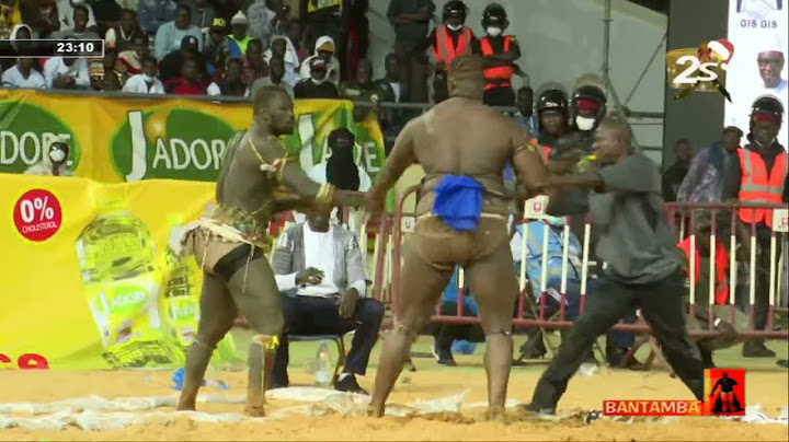 TAPHA TINE VS BOY NIANG: L'INTEGRALITE DU COMBAT DANS BANTAMBA