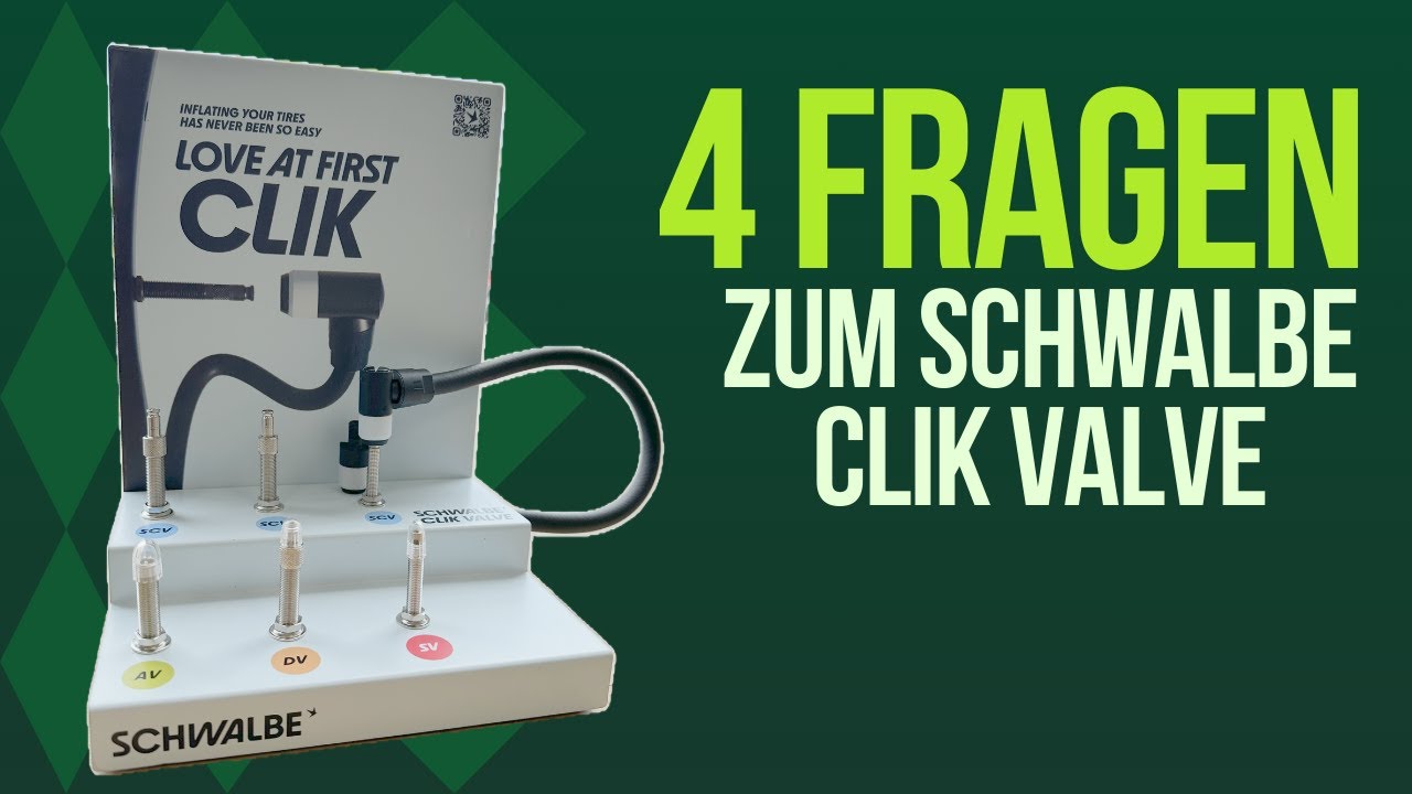 4 Fragen zum Clik Ventil ( Clik Valve ) von Schwalbe. - YouTube