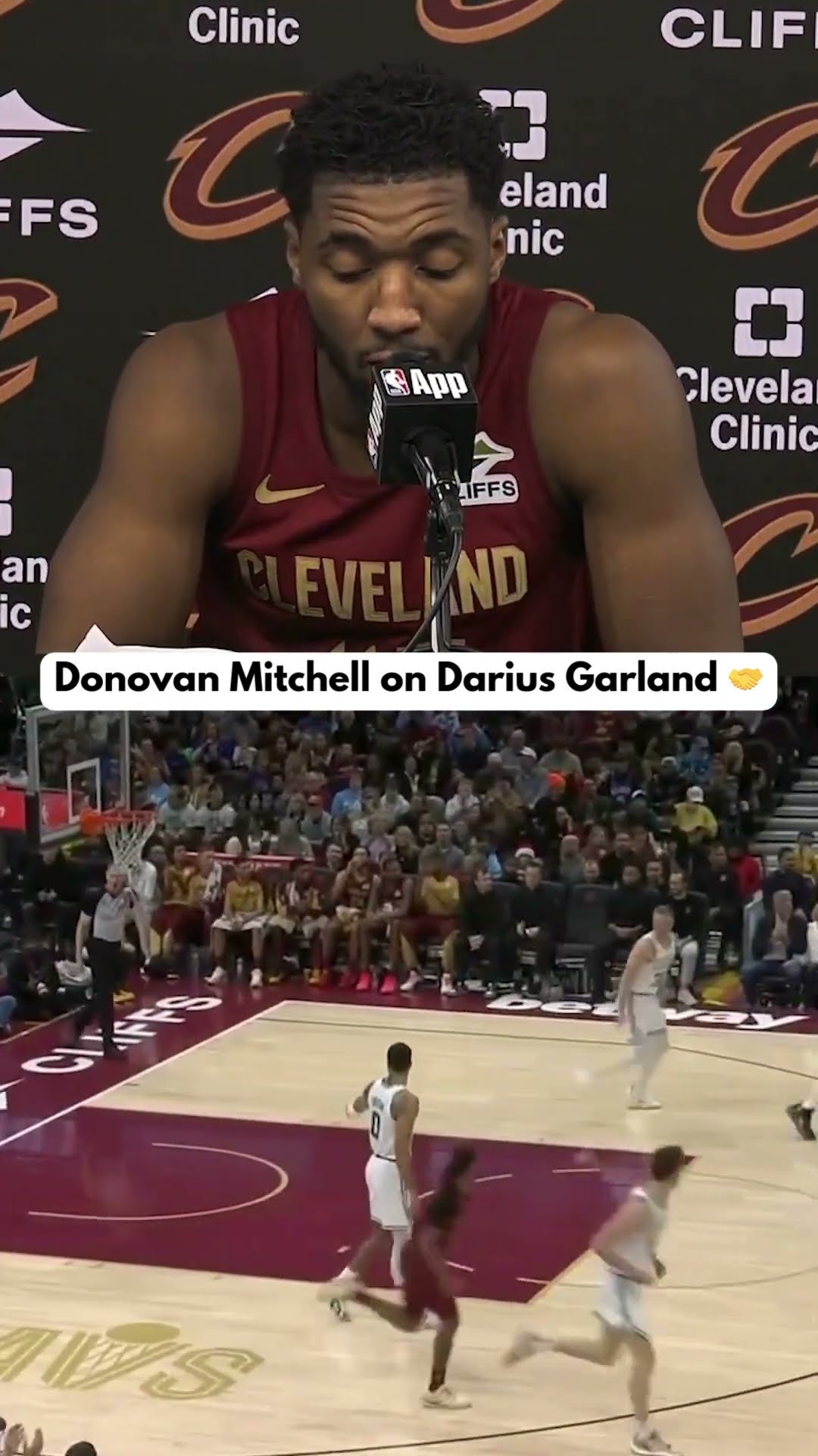 Spida gives Darius Garland his flowers ?