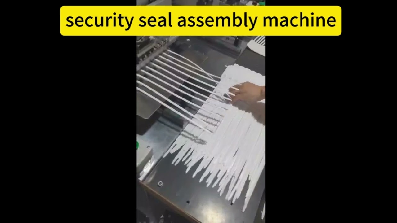 security seal/ plastic seal assembly machine making machine