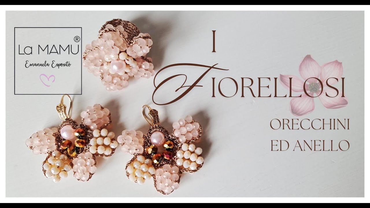 I FIORELLOSI: come avere la primavera in un gioiello tessile!