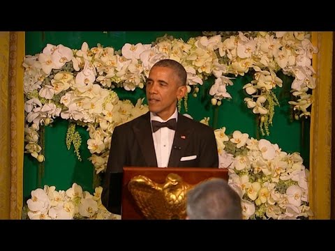 President Obama jokes about Ted Cruz at White House state dinner